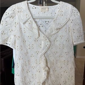 Sezane Irène Blouse Écru. - Size 34